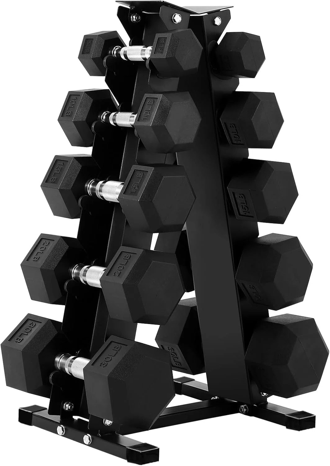 Large Dumbbell Rack Stand for Home Gym – Rust-Resistant Steel, Non-Slip Base, Heavy-Duty Dumbbe... | Wayfair North America