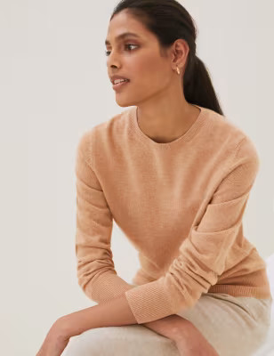 Pure Cashmere Crew Neck Jumper | Marks and Spencer US