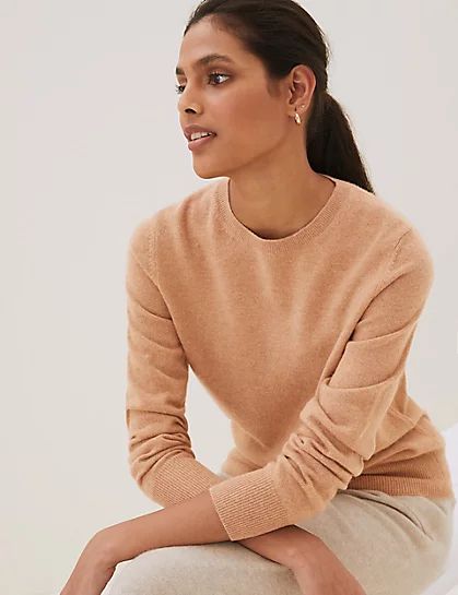 Pure Cashmere Crew Neck Jumper | Marks and Spencer US