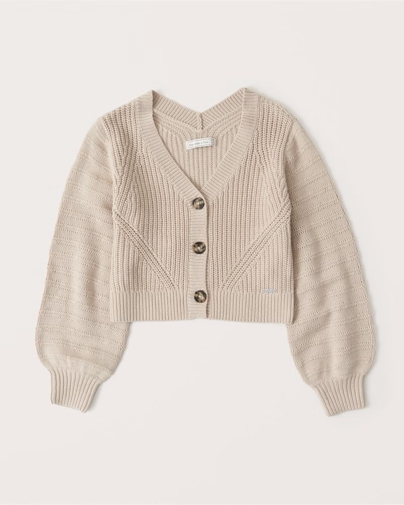 Women's Cropped Cardigan | Women's Tops | Abercrombie.com | Abercrombie & Fitch (US)