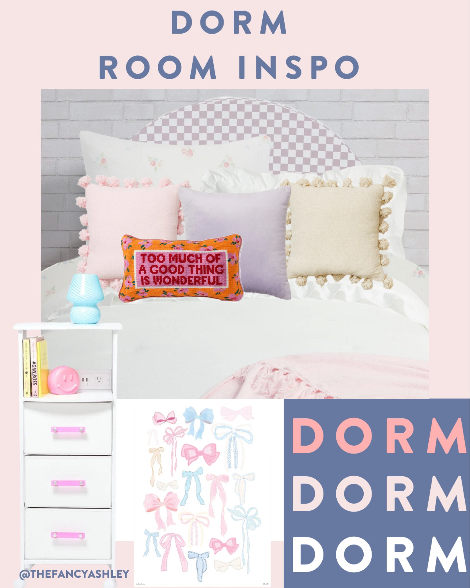Girls dorm room decor inspo 

#LTKSeasonal #LTKStyleTip #LTKHome