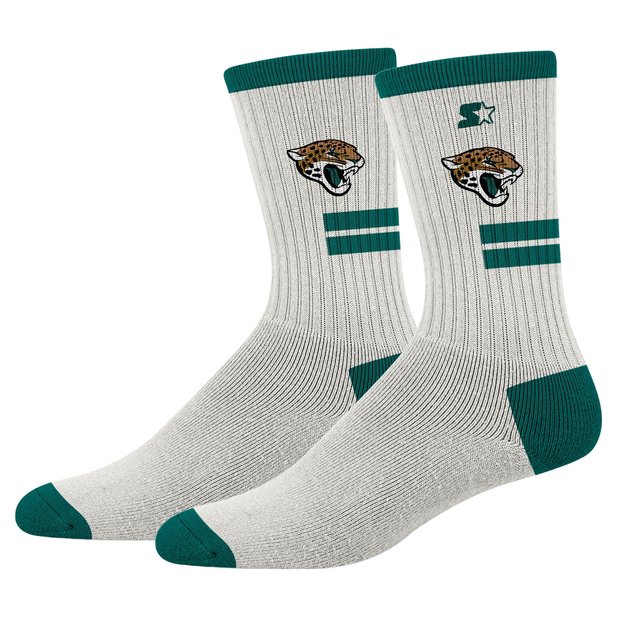 Unisex Jacksonville Jaguars  PRO Compression Cream Premiere Cushioned Crew Socks | NFL Shop