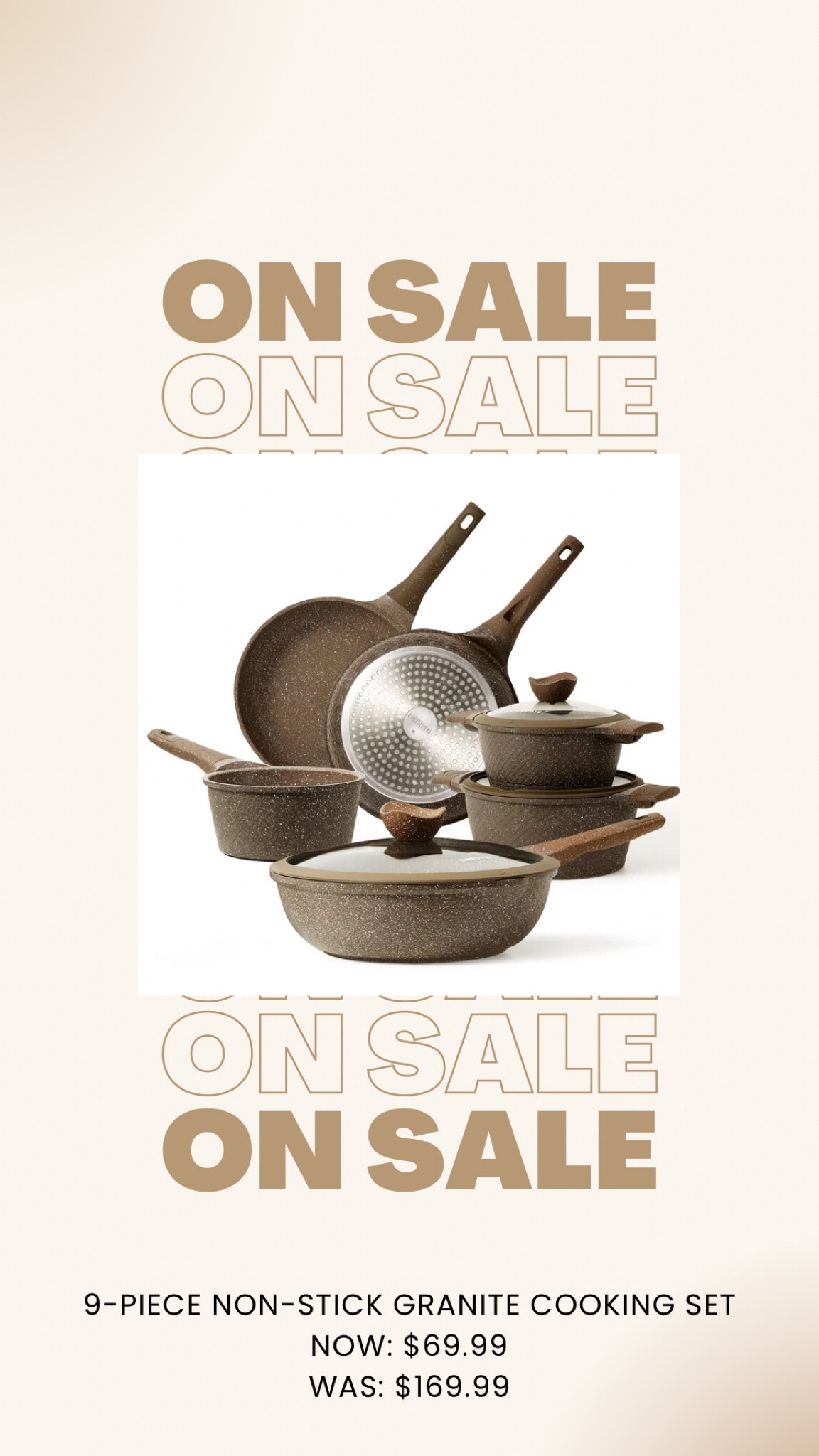 On sale: 9-piece easy to clean nonstick cookware set. I’ve also linked other cookware sets too that are on sale for a steal!

#LTKsalealert #LTKhome #LTKFind