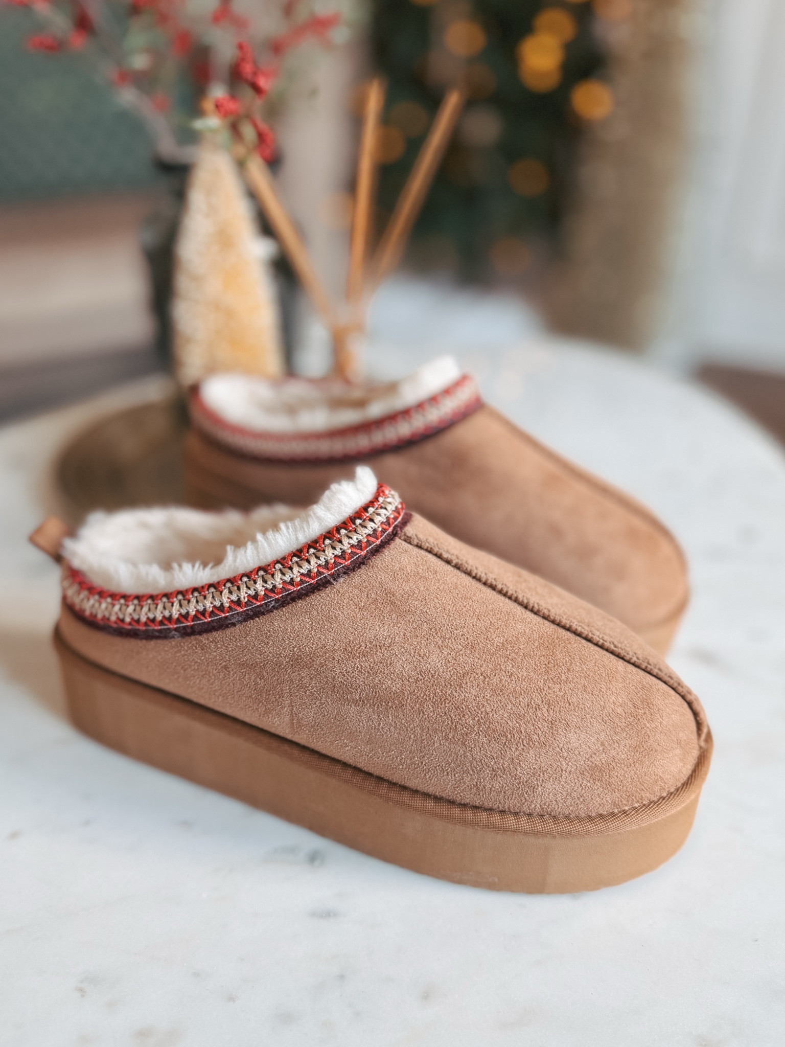 Amazon fleece lined slip on shoes make for a perfect gift for her and they are currently on sale! I would size up a full size 



#LTKCyberWeek #LTKGiftGuide #LTKSaleAlert