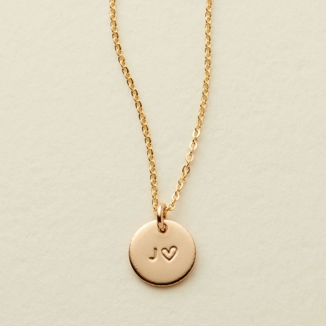 Amore Disc Necklace | Made by Mary (US)