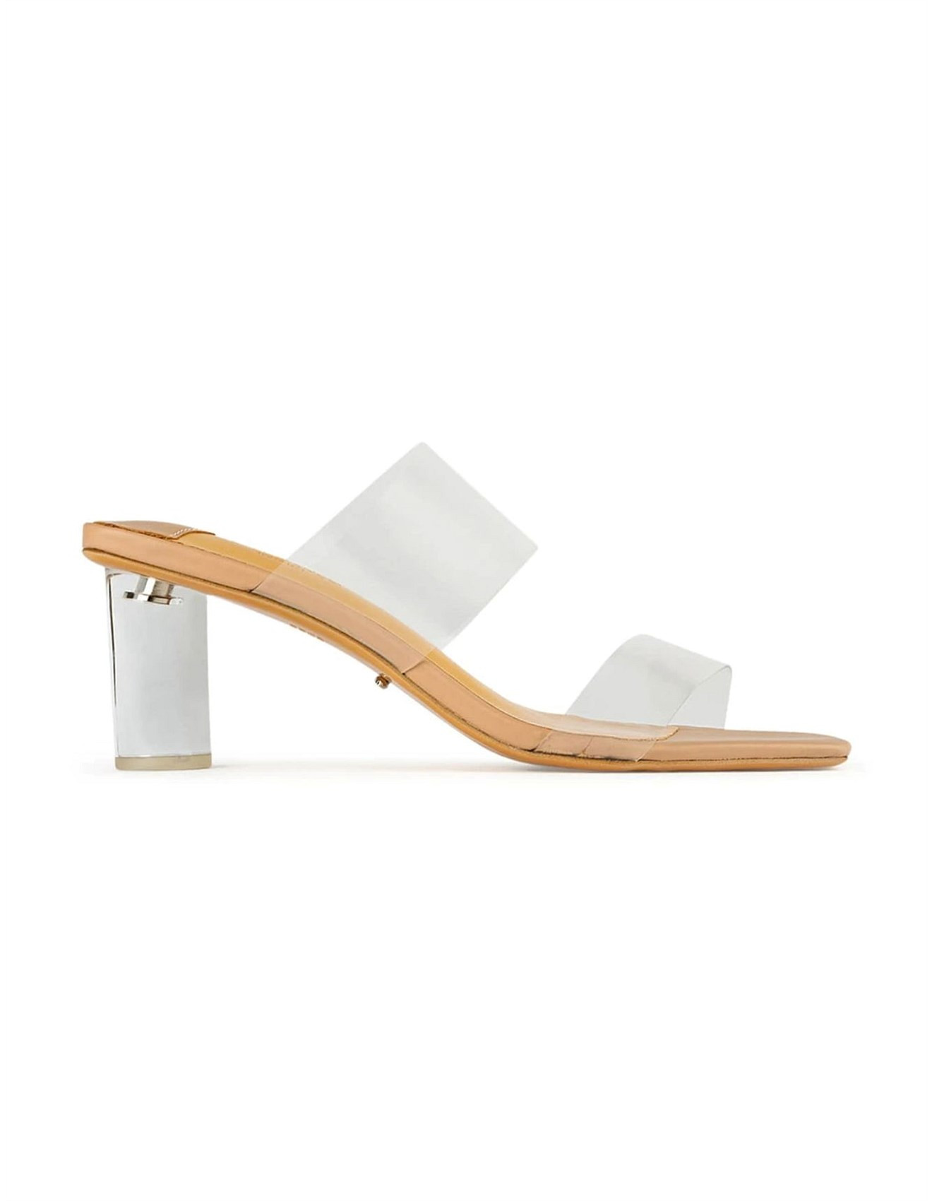 SABELLE CLEAR VYNALITE/SKIN CAPRETTO HEELS | David Jones (Australia & New Zealand)
