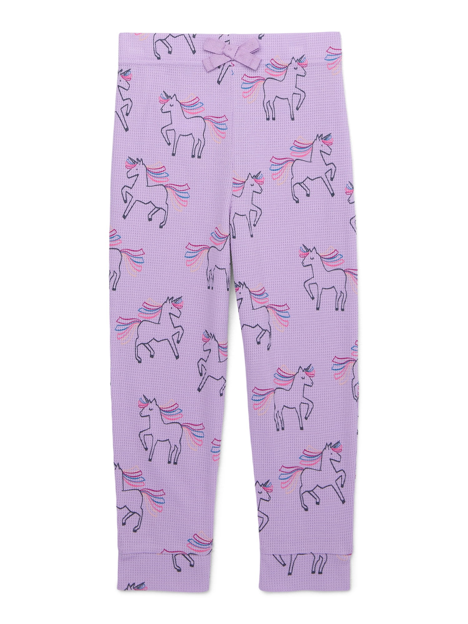 Garanimals Toddler Girls Print Thermal Joggers, Sizes 18M-5T | Walmart (US)