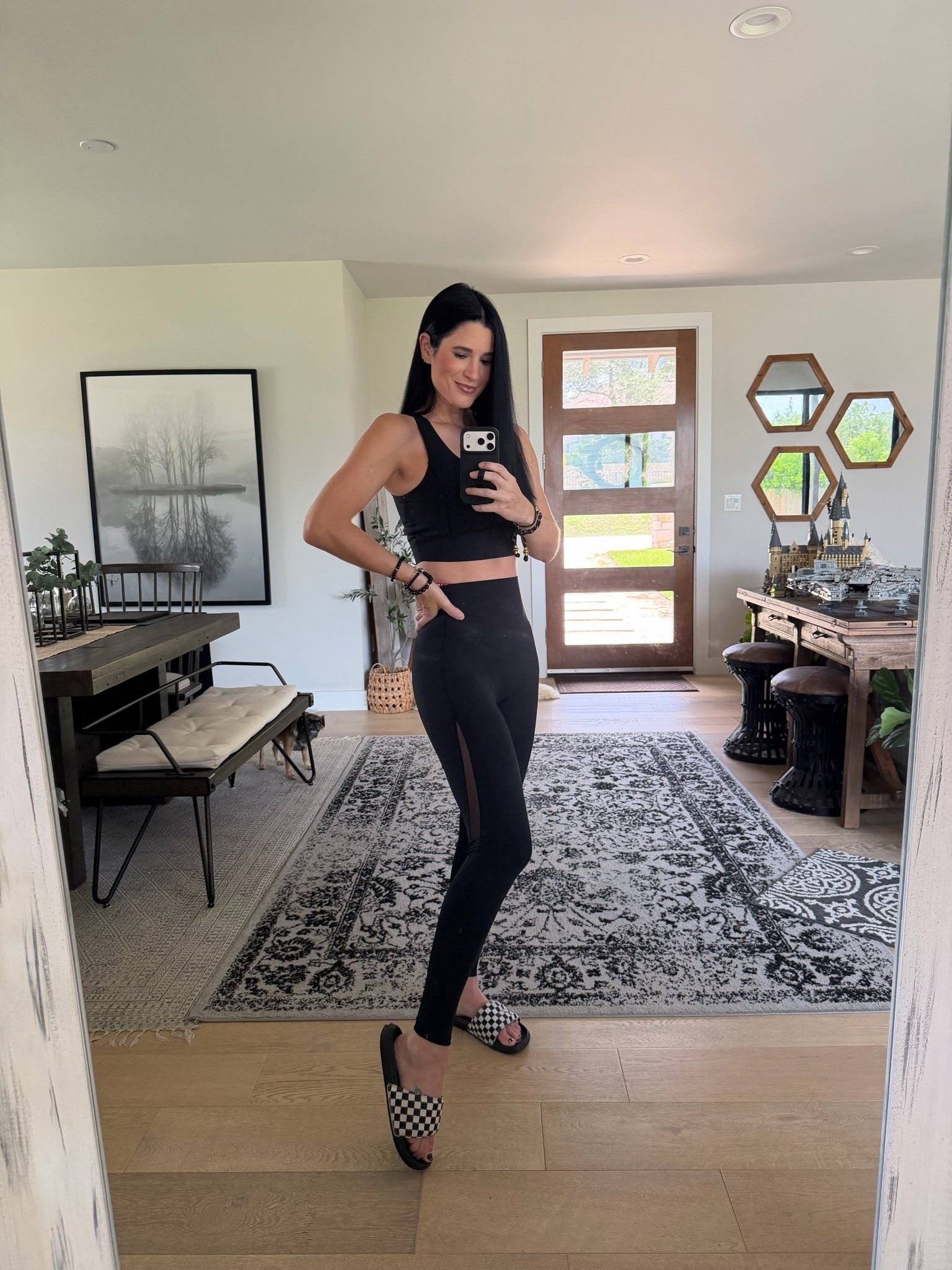 Obsessing over these new SPANX workout wear pieces. They come in a few fun colors too! Use code DTKXSPANX for 15% off plus free shipping. 

I’m in a medium sports bra and small leggings.

#LTKfitnessgoals #LTKActive #LTKSaleAlert