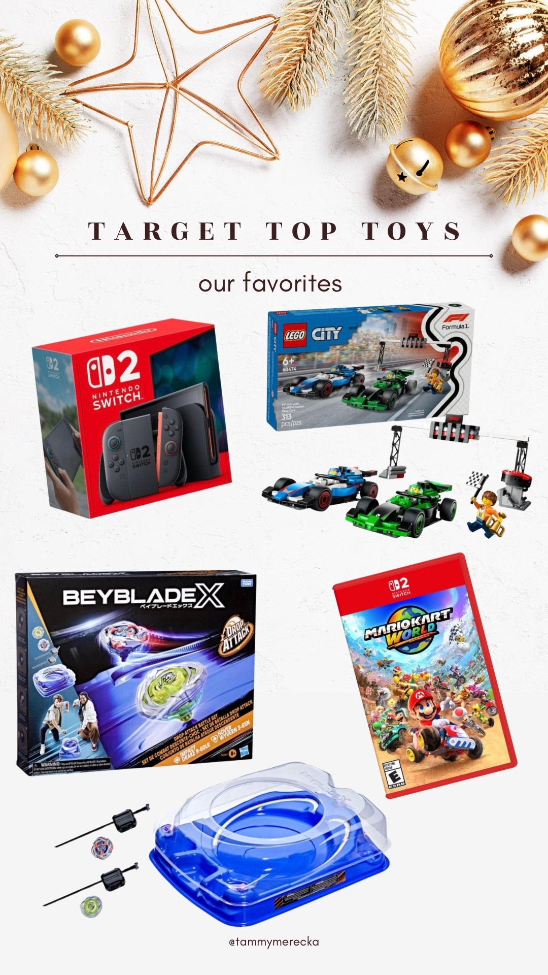  #Ad Nothing brings out the laughter (and sibling rivalry 😅) like @Target Top Toys!

✨ Favorites this year:
🎮 Nintendo Switch 2 ™ + Mario Kart™ World Deluxe
🏎️ LEGO® City Formula 1 Race Cars
🌀 Beyblade X Battle Set

Shop them all now at Target 🎯 

 #TargetPartner #targetfinds #Target #Toys #liketkit
@shop.ltk

#LTKKids #LTKGiftGuide #LTKHoliday