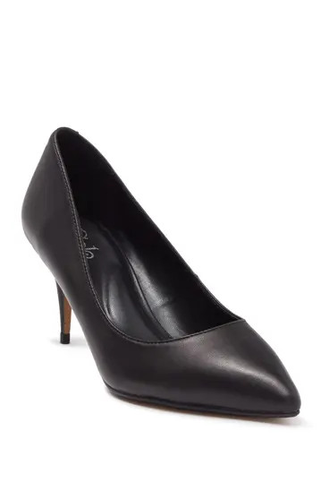 Francine Leather Pointed Toe Pump | Nordstrom Rack
