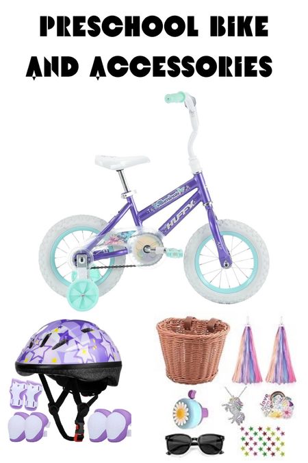 Kids bike and accessories 
#bike #bikes #preschool #training #cute #affordable #helmet #kneepads #basket

#LTKGiftGuide #LTKkids #LTKSeasonal