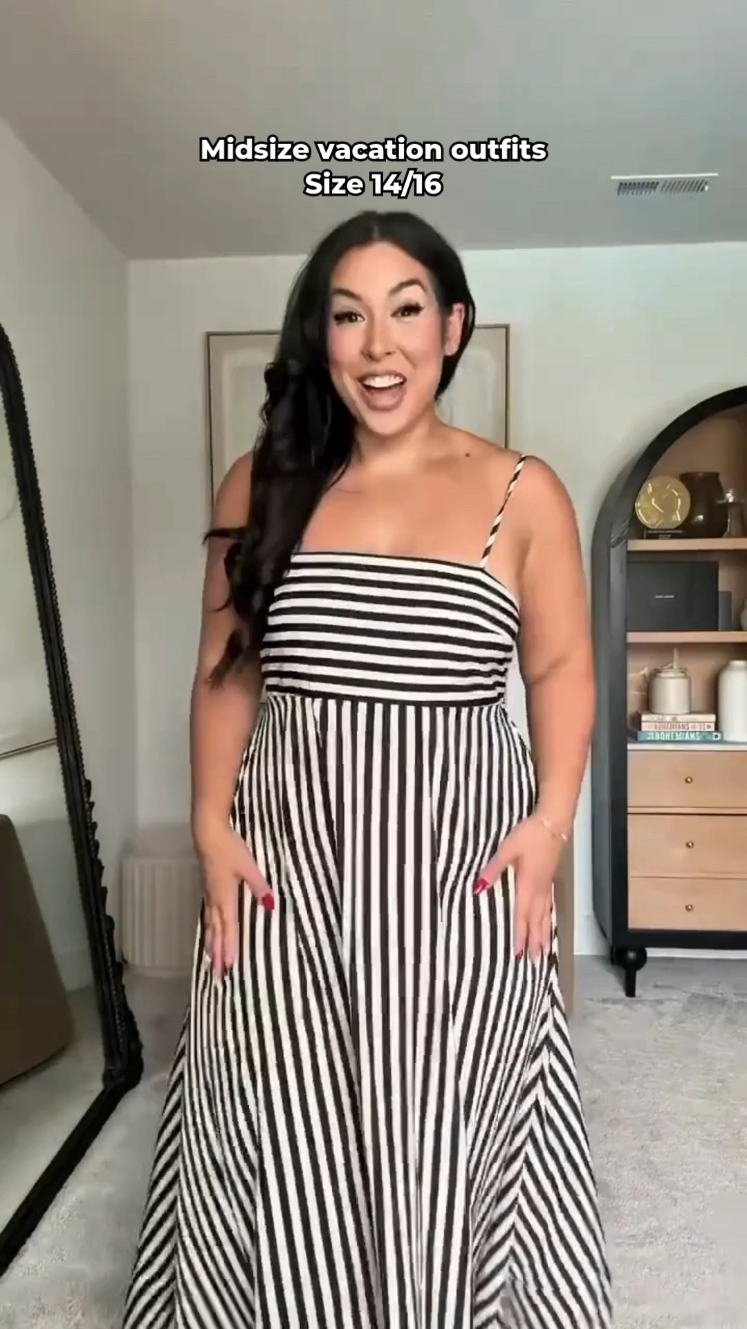 Midsize vacation outfits! Love this striped dress! Size XL - - - spring dress, swimsuits, one piece swimsuits, vacation dress, vacation style, beach dress, beach vacation outfit, midsize swimwear

#LTKootd #LTKSeasonal #LTKTravel