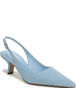 Bianka Suede Pointed Toe Slingback Pumps | Dillard's