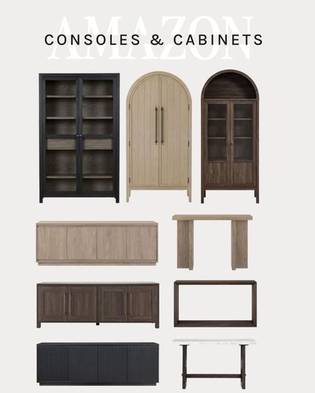 Amazon consoles and cabinets roundup! Designer furniture, cabinetry, amazon home, console table, reeded console table, wood console table, cabinet 

#LTKSaleAlert #LTKHome #LTKStyleTip