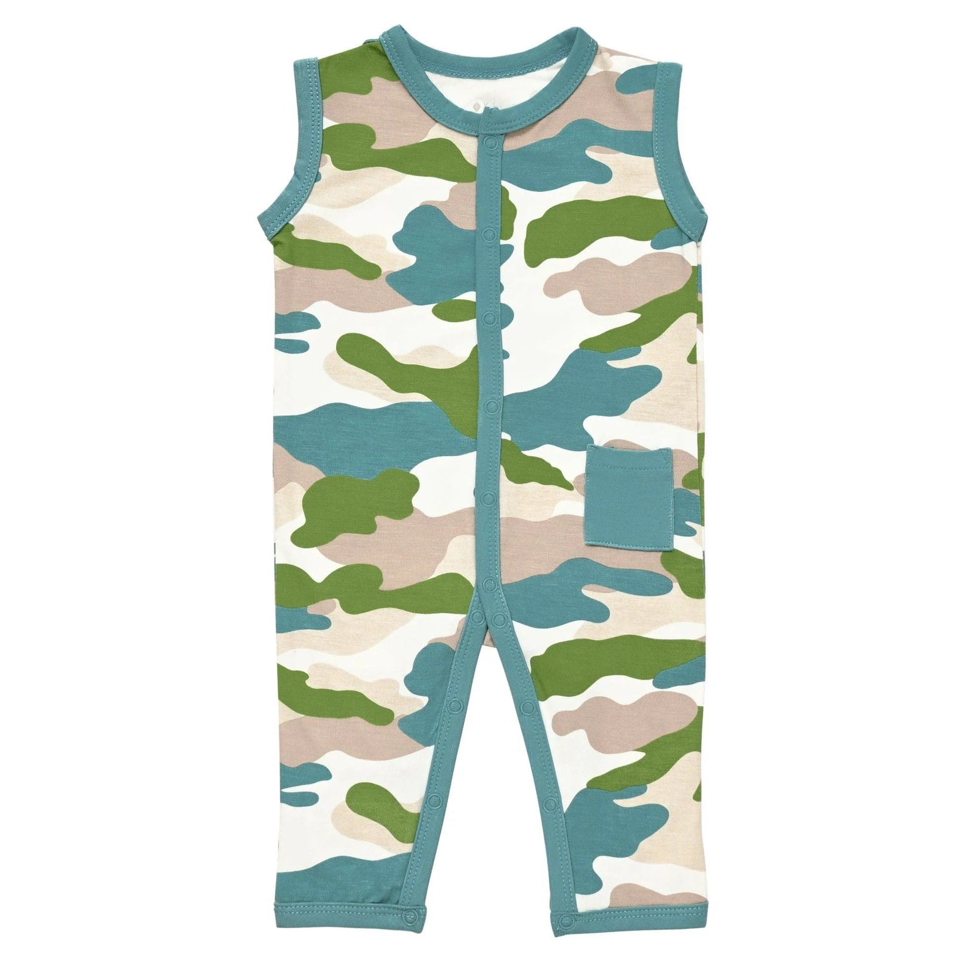 Sleeveless Romper in Camo | Kyte BABY