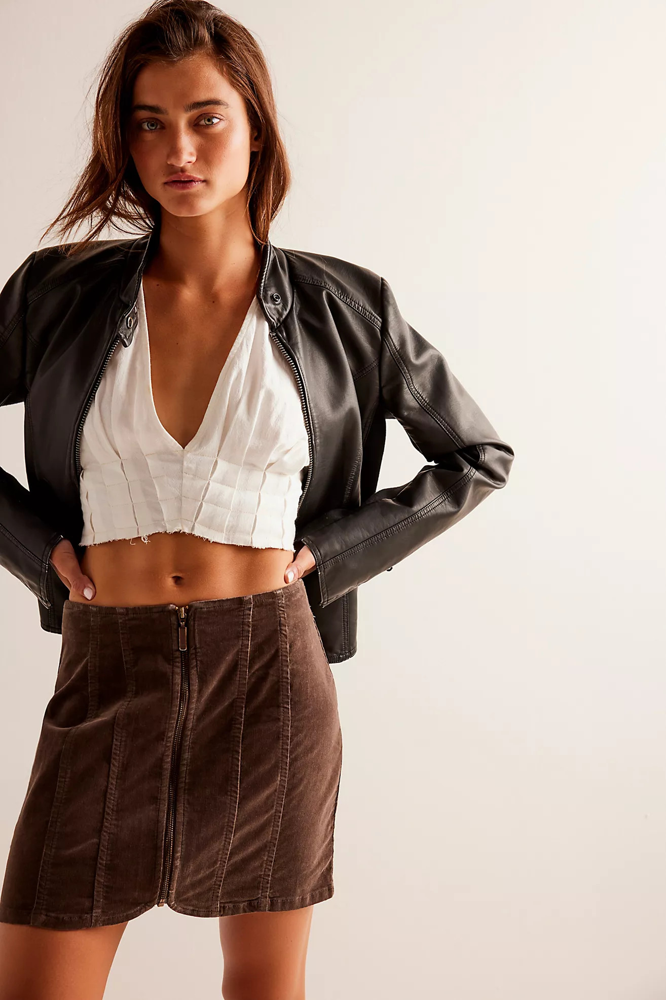 Layla Cord Mini Skirt | Free People (Global - UK&FR Excluded)