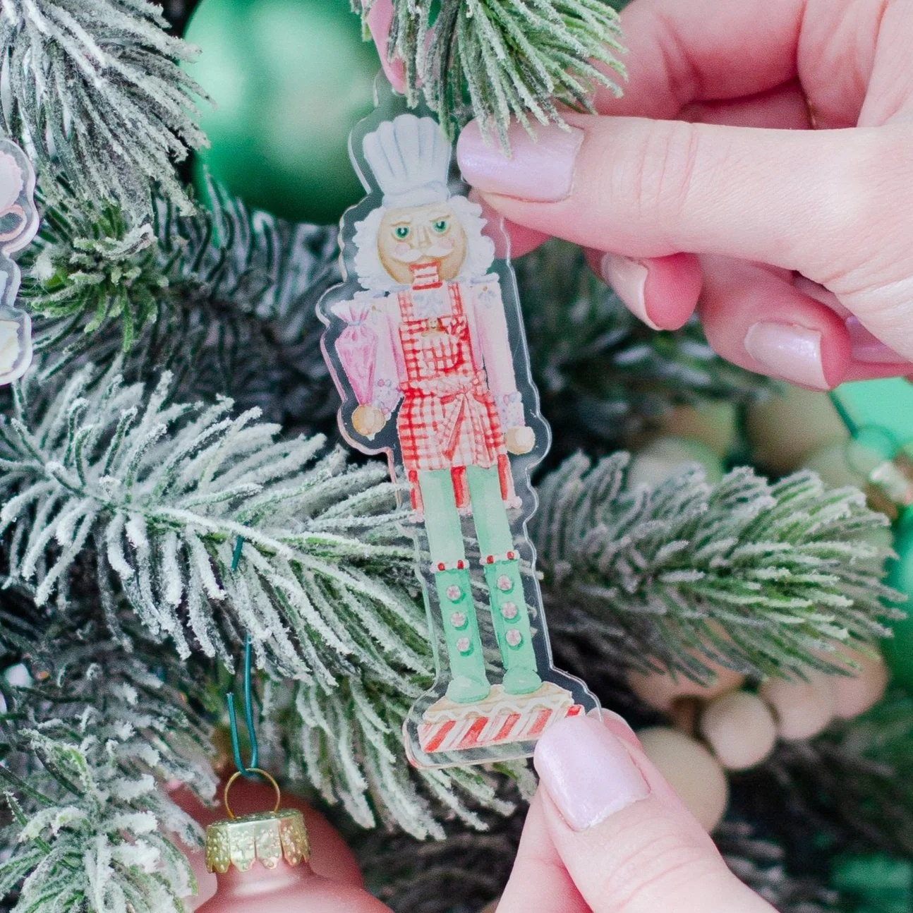 Bakery Nutcracker Watercolor Ornament — Simply Jessica Marie | Simply Jessica Marie