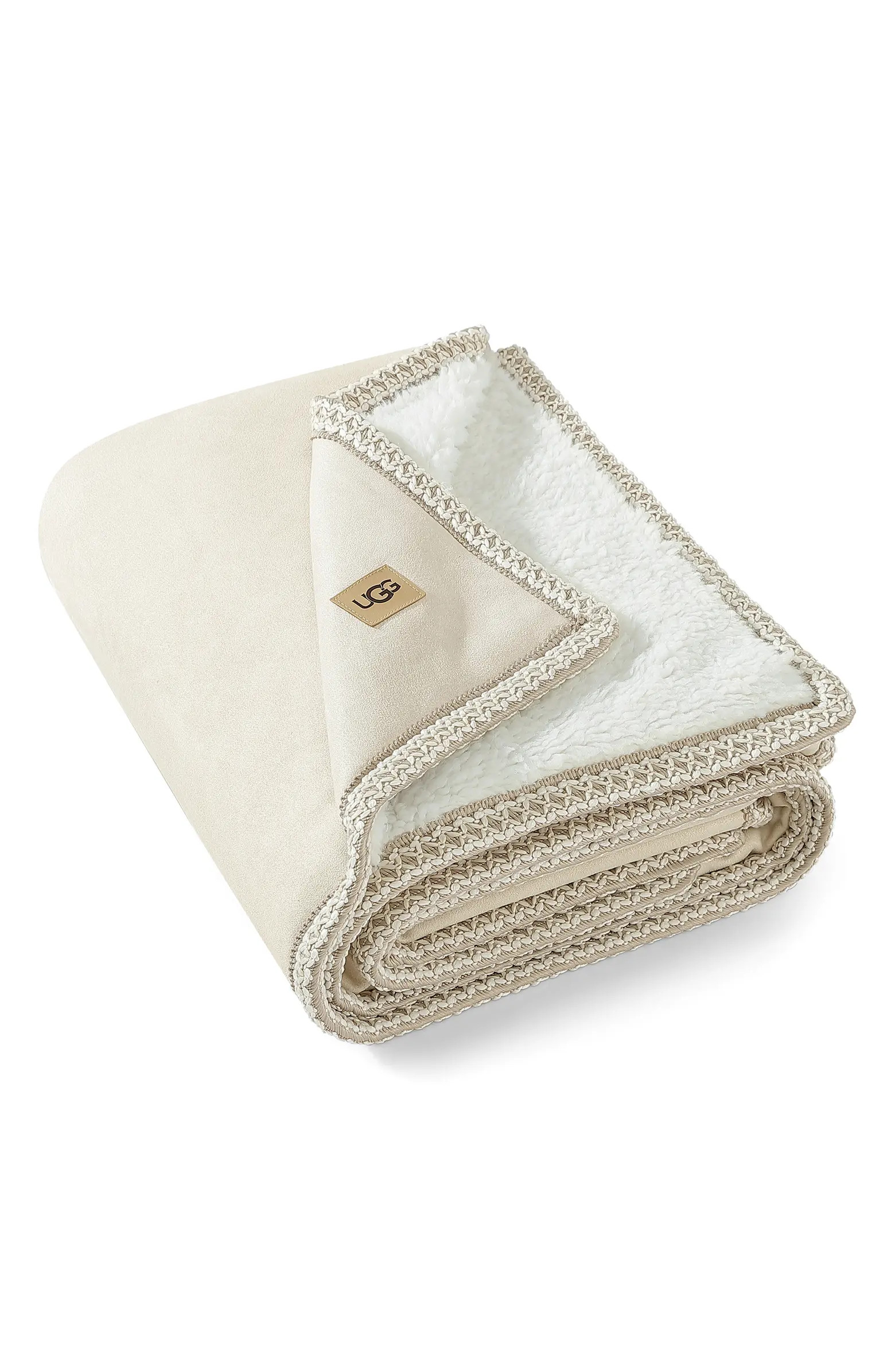 Kirkwood Braid Trim Throw Blanket | Nordstrom