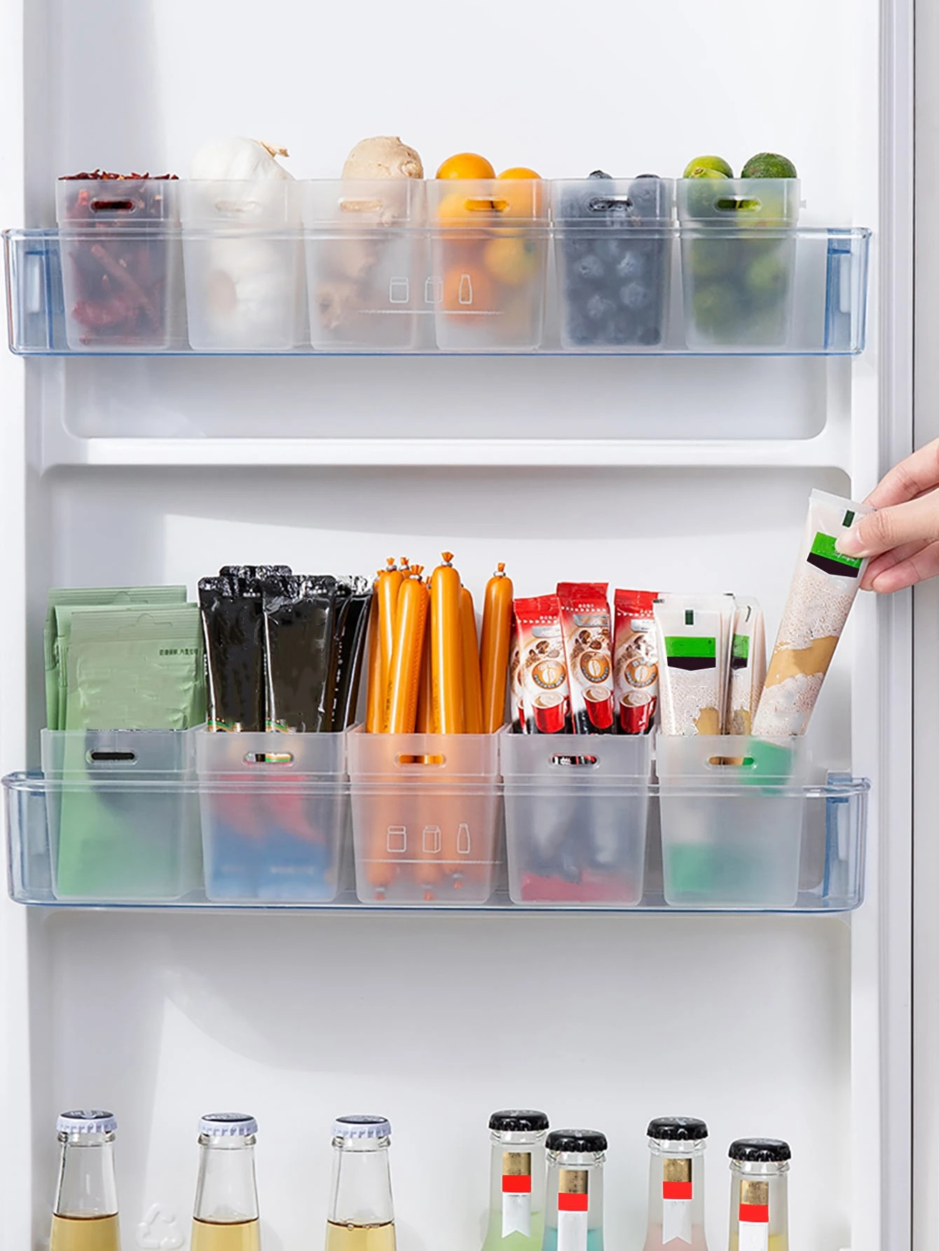 2pcs Clear Refrigerator Food Storage Box
   SKU: sh2205122555070292      
          (115 Reviews)... | SHEIN