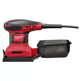 Milwaukee 3 Amp 1/4 Sheet Corded Palm Sander 6033-21 - The Home Depot | The Home Depot