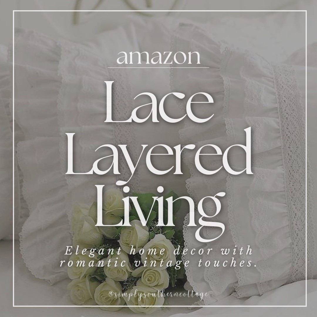 Lace layered living! Elegant home decor with romantic vintage touches  

Amazon, Amazon home, Amazon home finds, Amazon home decor, Amazon home essentials, historic decor, European decor, European aesthetic, European farmhouse decor, 80s home decor, vintage decor, nostalgic home decor, lace, lace home decor, Pinterest trends, Pinterest 2026 trends 







#LTKHome #LTKOver40