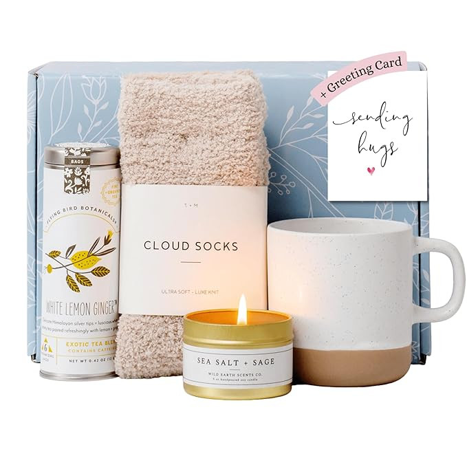 Unboxme Get Well Gift Box - USDA Organic Get Well Soon Self Care Package for Women | Fluffy Socks... | Amazon (US)
