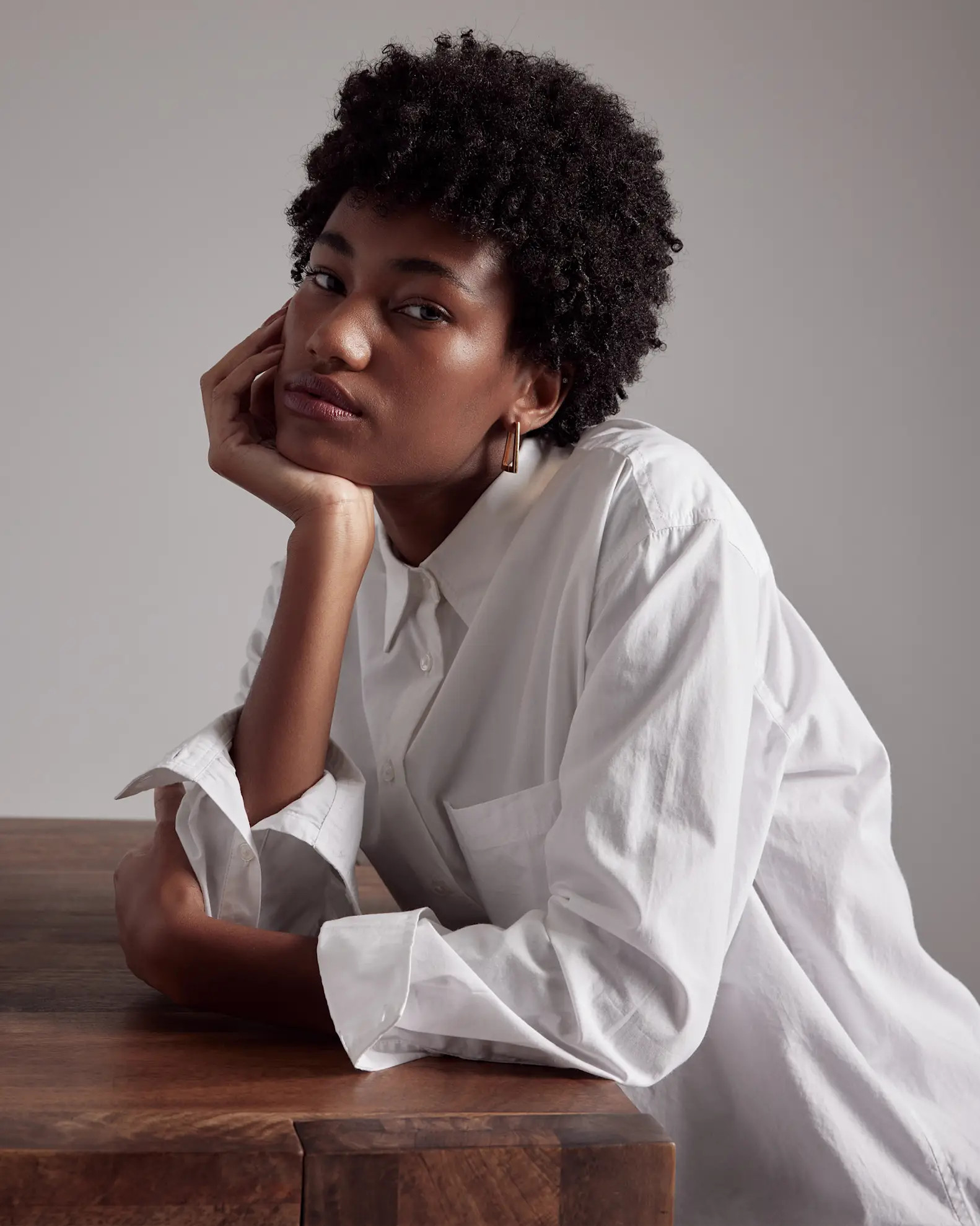 100% Organic Cotton Poplin Long Sleeve Boyfriend Shirt | Quince