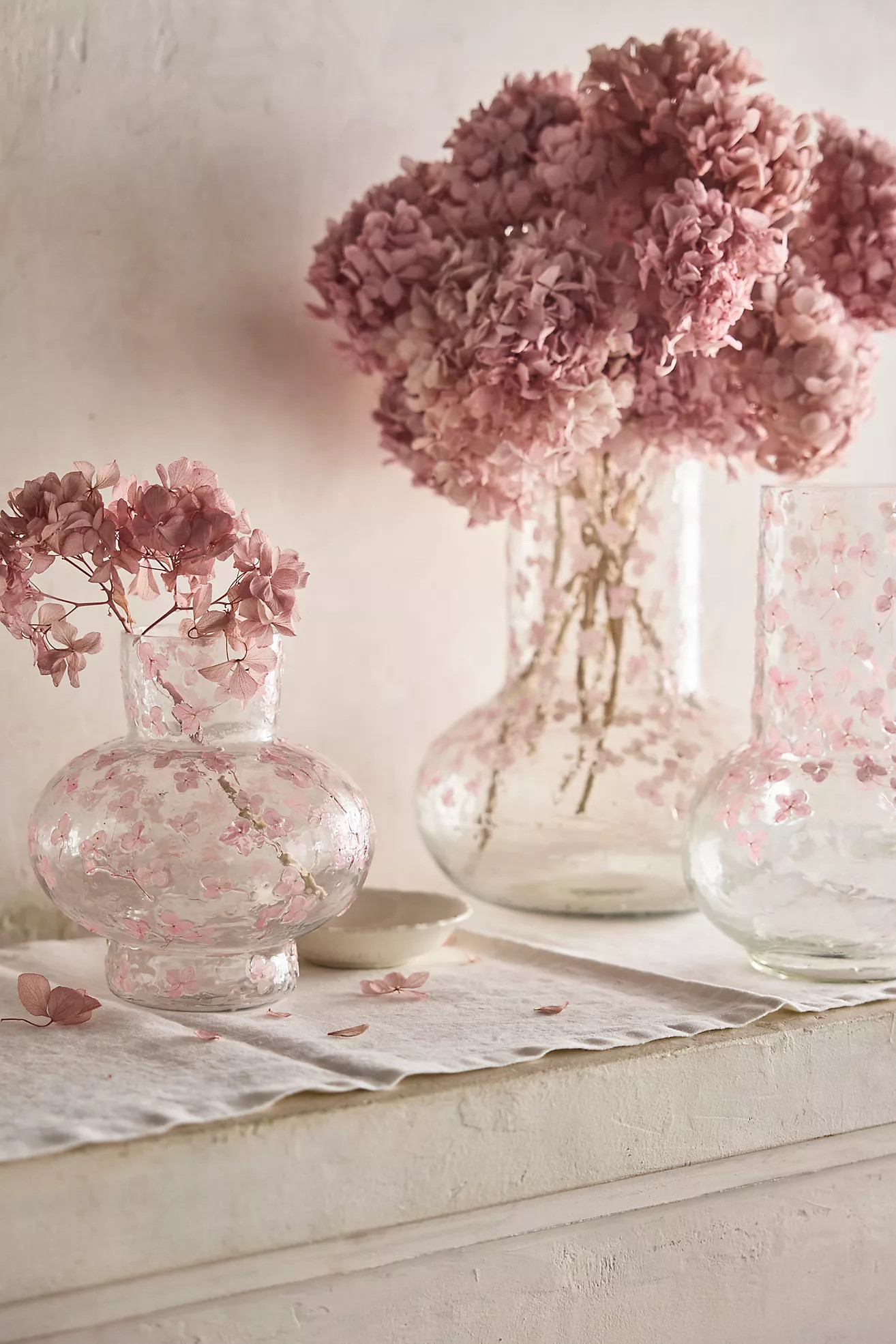 Pressed Floral Fluted Vase | Anthropologie (US)