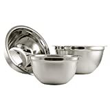 YBM HOME Deep Professional Stainless Steel Mixing Bowls (Set of 4) for Baking, Cooking, and Prepping | Amazon (US)
