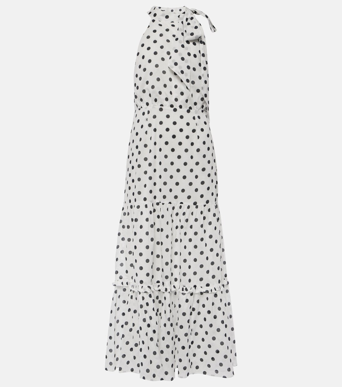 Eleanor halterneck cotton midi dress | Mytheresa (FR)