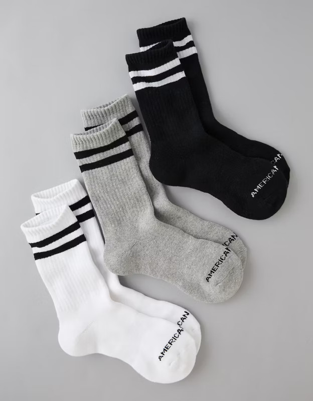 AE Terry Crew Socks | American Eagle Outfitters (US & CA)