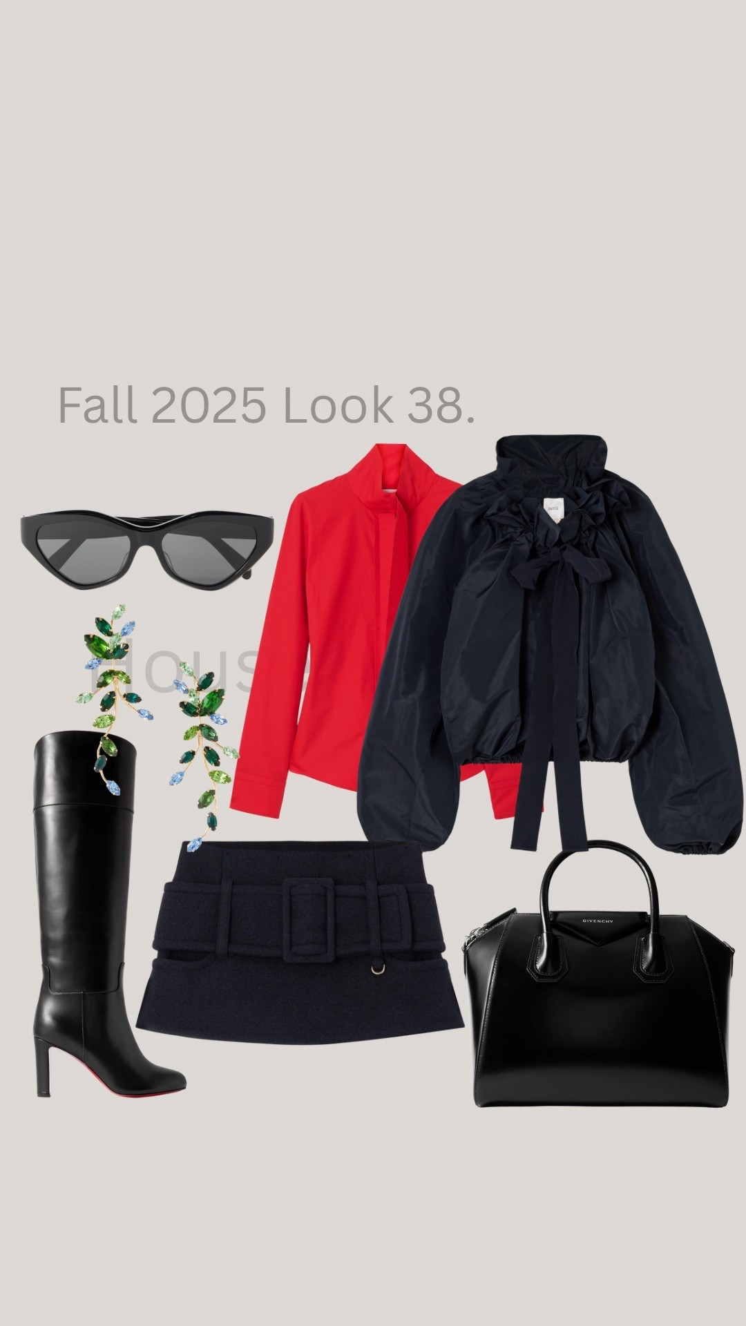 Fall 2025 Look 38. 


Top looks of the week: a chic black mini skirt paired with tall heeled leather boots...my go-to for elevated fall and winter style. Layered with a rich red shirt and a black puffy jacket for that classic NYC street style meets Austin cool. Finished with a black leather bag, oversized black sunglasses, and green, blue, and gold earrings to ease into the festive holiday mood.
Perfect for winter outfits, night-out looks, holiday dressing, minimal chic, and quiet luxury styling.







quiet luxury winter outfits, elevated winter wardrobe essentials, neutral winter outfit ideas, chic cold-weather layering, minimalist winter capsule wardrobe, holiday outfit inspiration for women, festive but minimal holiday style, what to wear to a holiday party, chic New Year’s Eve outfit ideas, holiday gift ideas for her, luxury gifts for her that feel personal, fall-to-winter outfit inspiration, leather pants outfit ideas for winter, timeless coat and boot pairings, winter outfits for everyday elegance

#LTKgrwm #LTKootd #LTKOver40