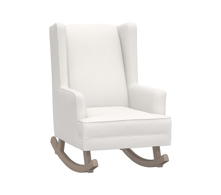 Modern Wingback Rocker Ottoman | Pottery Barn Kids