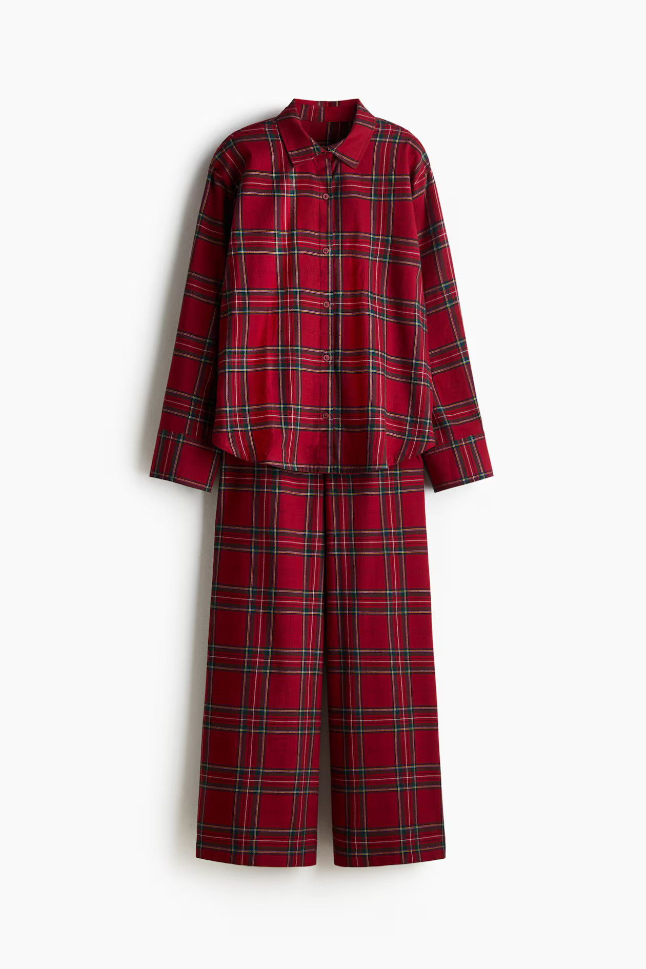Cotton flannel pyjamas | H&M (UK, MY, IN, SG, PH, TW, HK)
