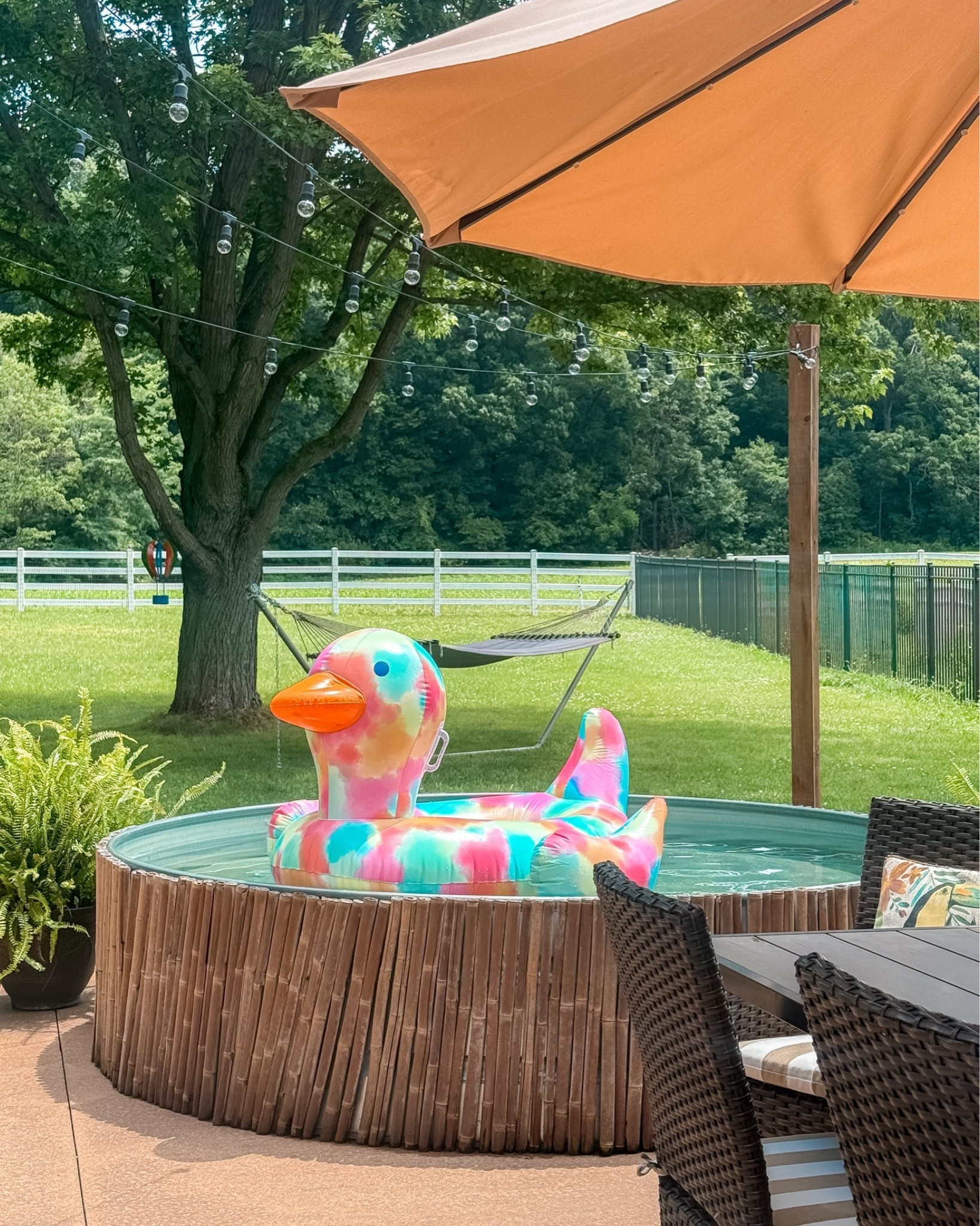 Giant ride on duck float! Perfect size for our stock tank pool!

#LTKHome #LTKSeasonal #LTKKids