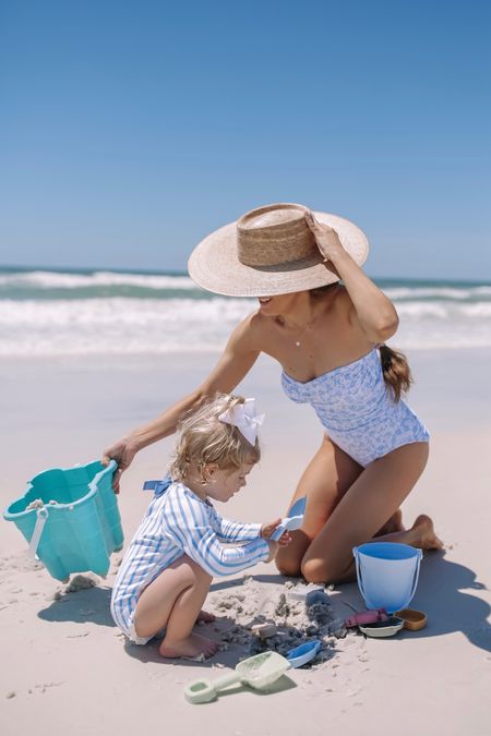 Family beach day!
Beach fashion, family swimsuit, one piece swimsuit, floral swimsuit, rashguard, toddler swimsuit, beach essentials, beach must-haves 

#LTKfamily #LTKswim #LTKkids