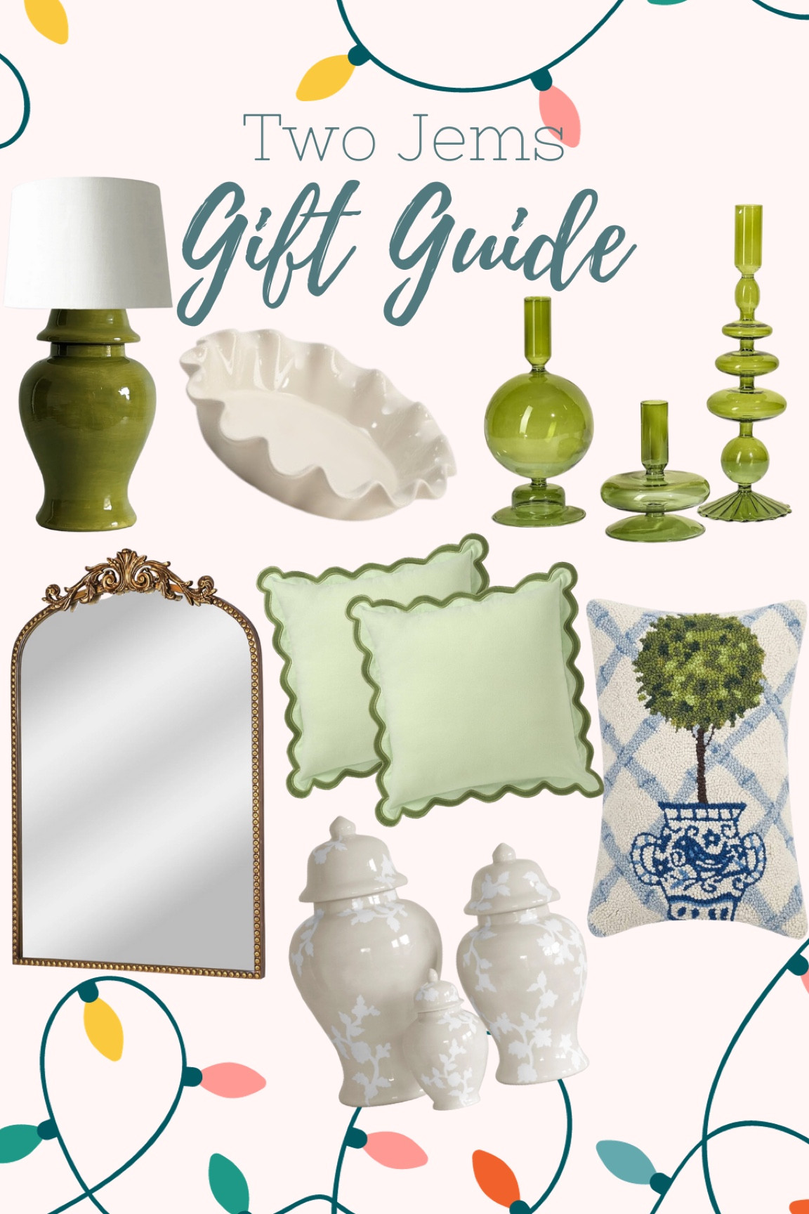 Give us all the green accent pieces 🤩

#LTKGiftGuide #LTKhome