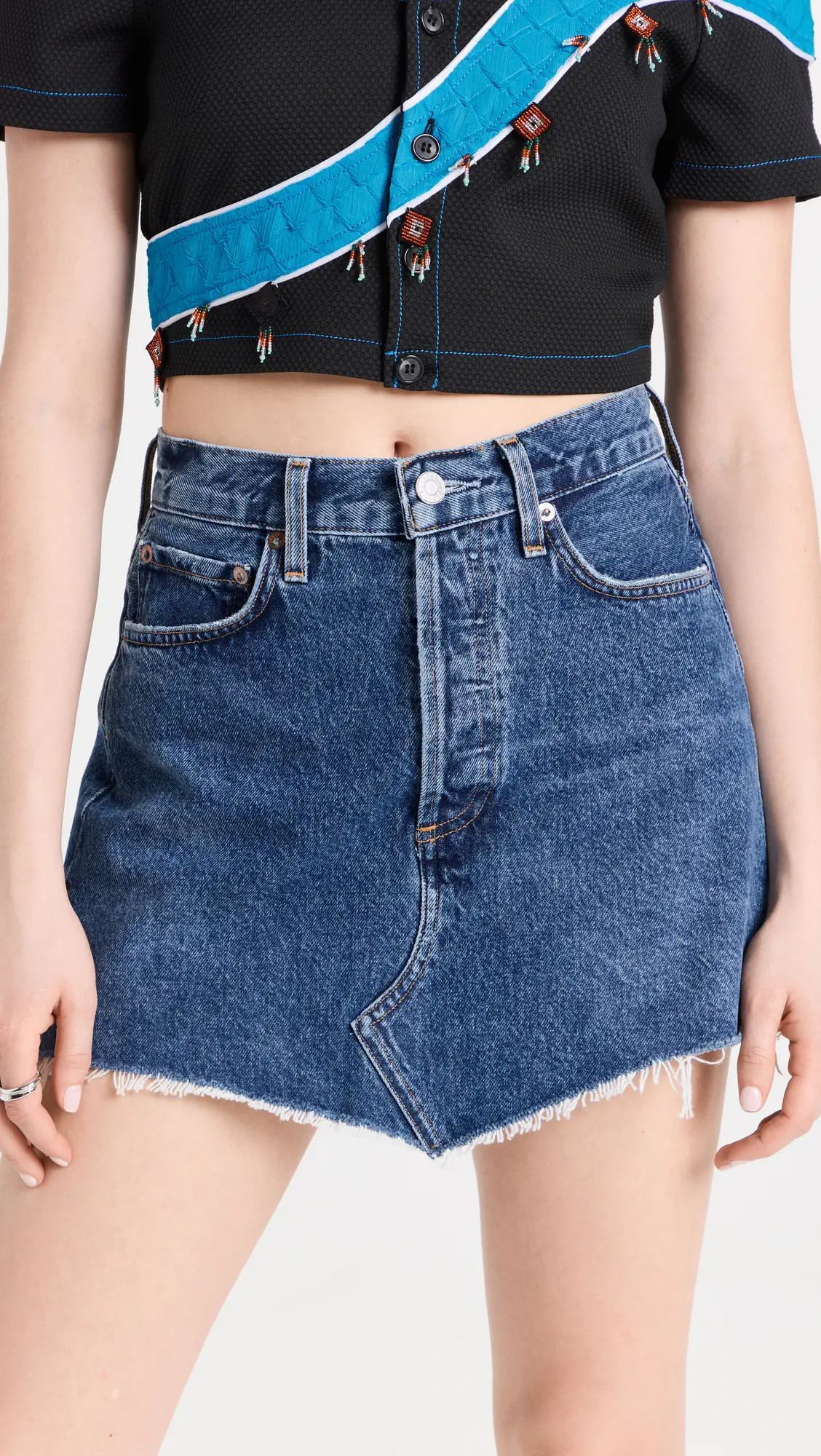 Parker Angled Hem Skirt | Shopbop