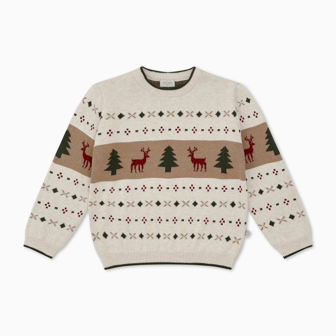 Fair Isle Knitted Jumper | Baby Mori