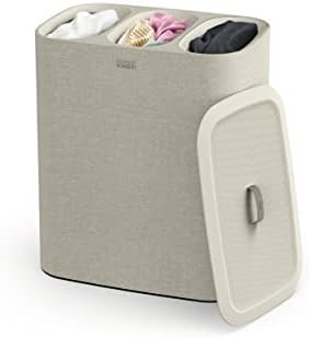 Joseph Joseph Tota Trio 90 liter/23.8 gallon Laundry Hamper Separation Basket with lid, 3 Removab... | Amazon (US)