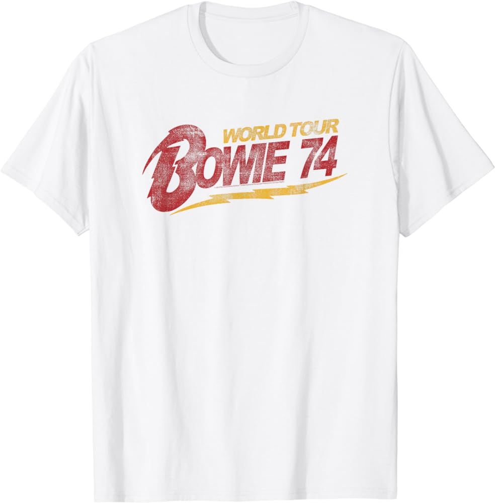 David Bowie - Retro '74 T-Shirt | Amazon (US)