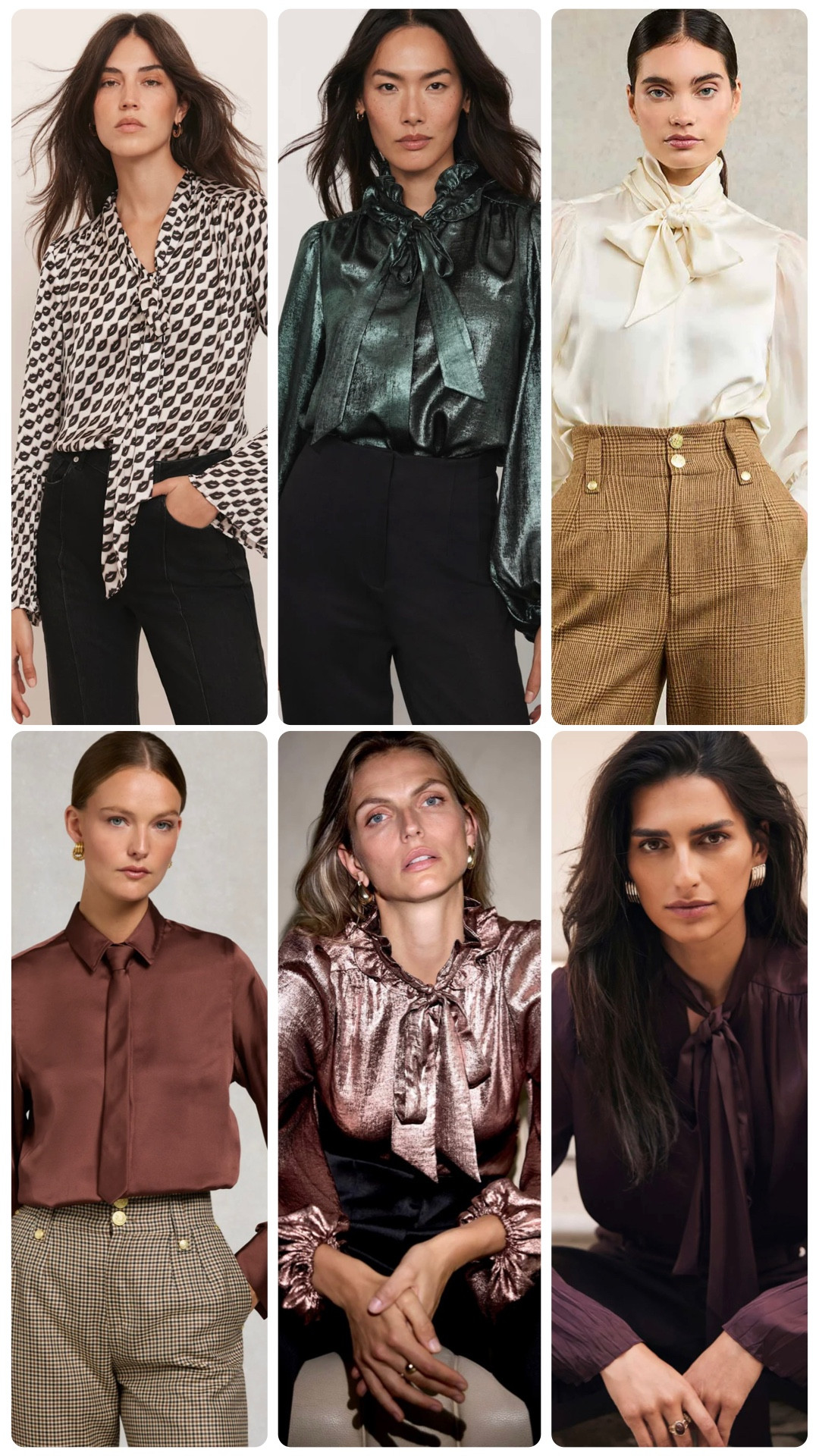 Here are some lovely pussy bow blouses from MINT VELVET and HOLLAND AND COOPER.

#LTKstyletip #LTKwinter #LTKuk
