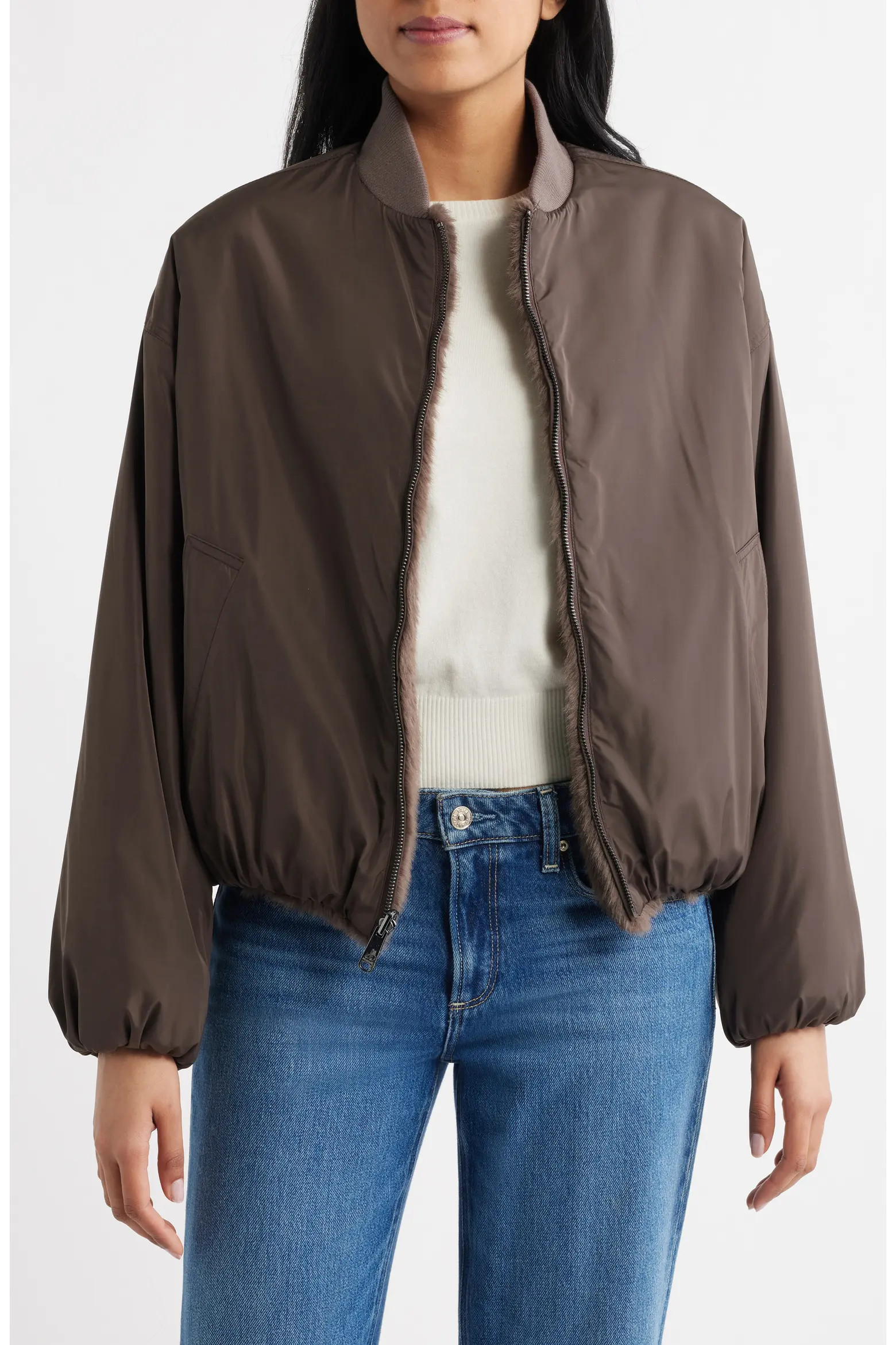 Sam Edelman Reversible Bomber Jacket (Women) | Nordstrom | Nordstrom