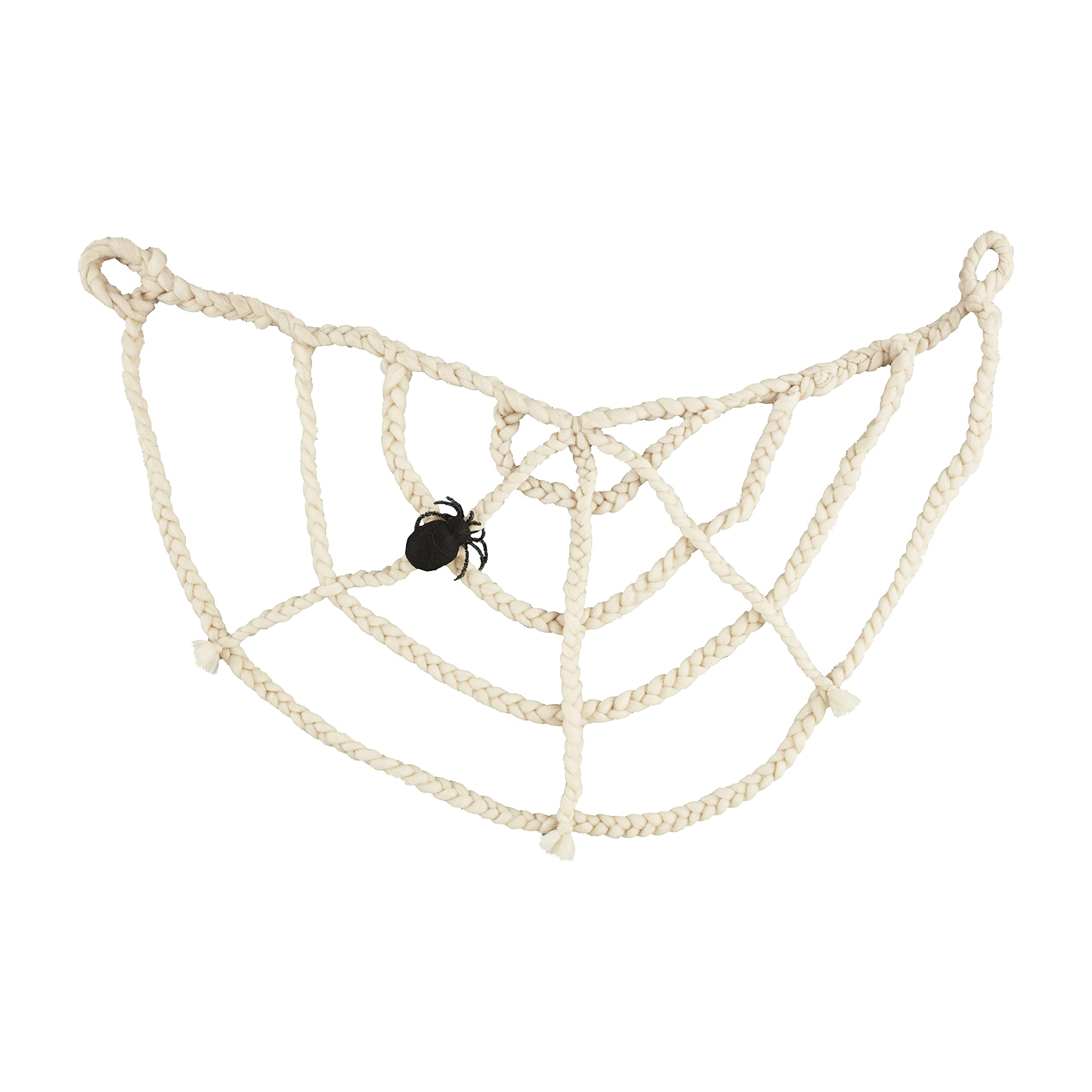 Mud Pie Halloween Spider Web Garland, Tan, 25" x 60" | Amazon (US)