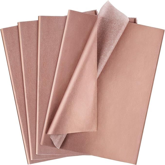 Ruisita 120 Sheets of Tissue Paper Bulk Metallic Gift Wrapping Paper for Christmas Weddings Birth... | Amazon (US)