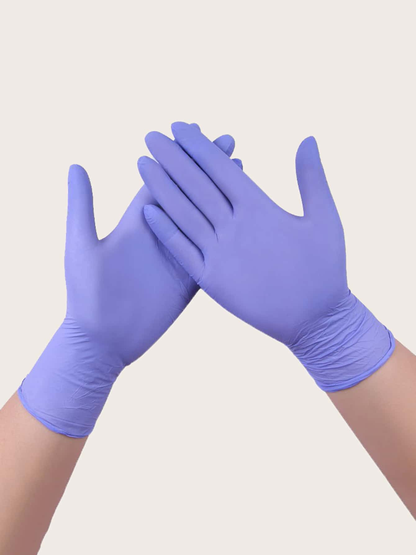 2pcs/set Latex Household Gloves, Minimalist Purple Portable Disposable Household Glove For Househ... | SHEIN