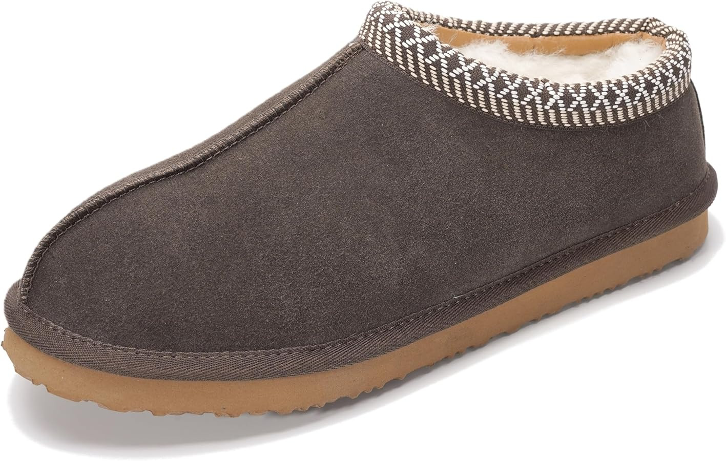 Project Cloud Mens Slippers Genuine Leather with Australian Shearling Lining & Memory Foam Insole... | Amazon (US)