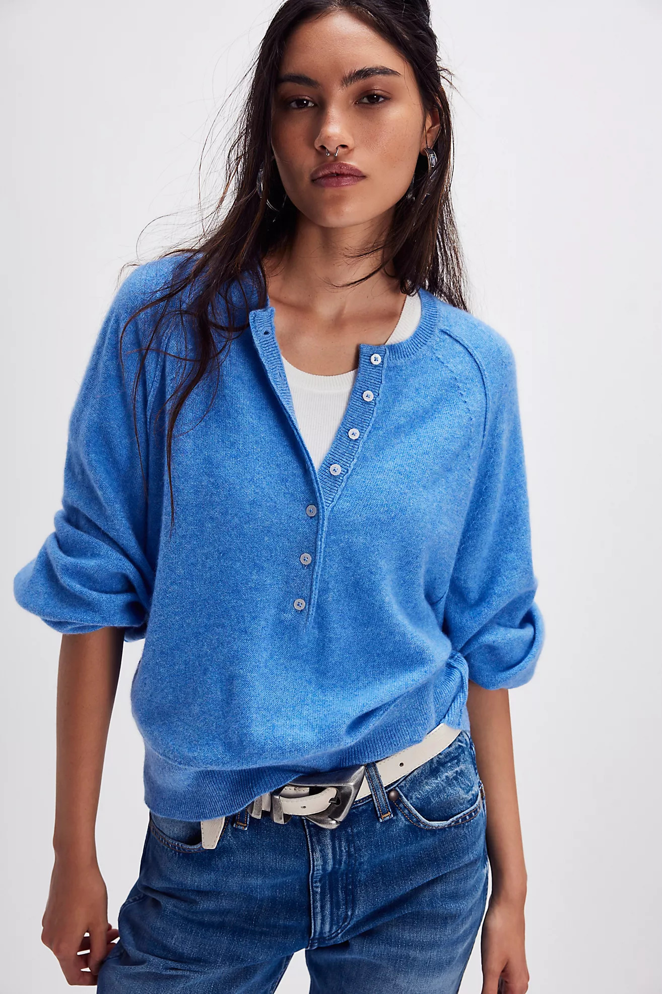 Porta Cashmere Henley | Free People (UK)