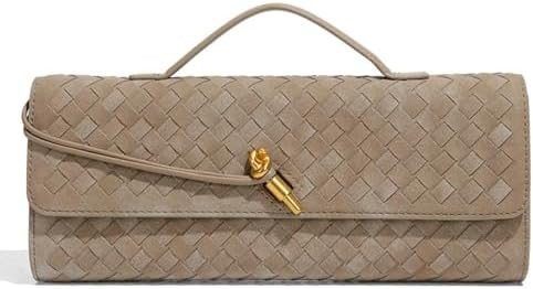 Trendy Woven Evening Clutch Purses Women Underarm Shoulder Handbag Cute Satchels Crossbody Purse ... | Amazon (US)