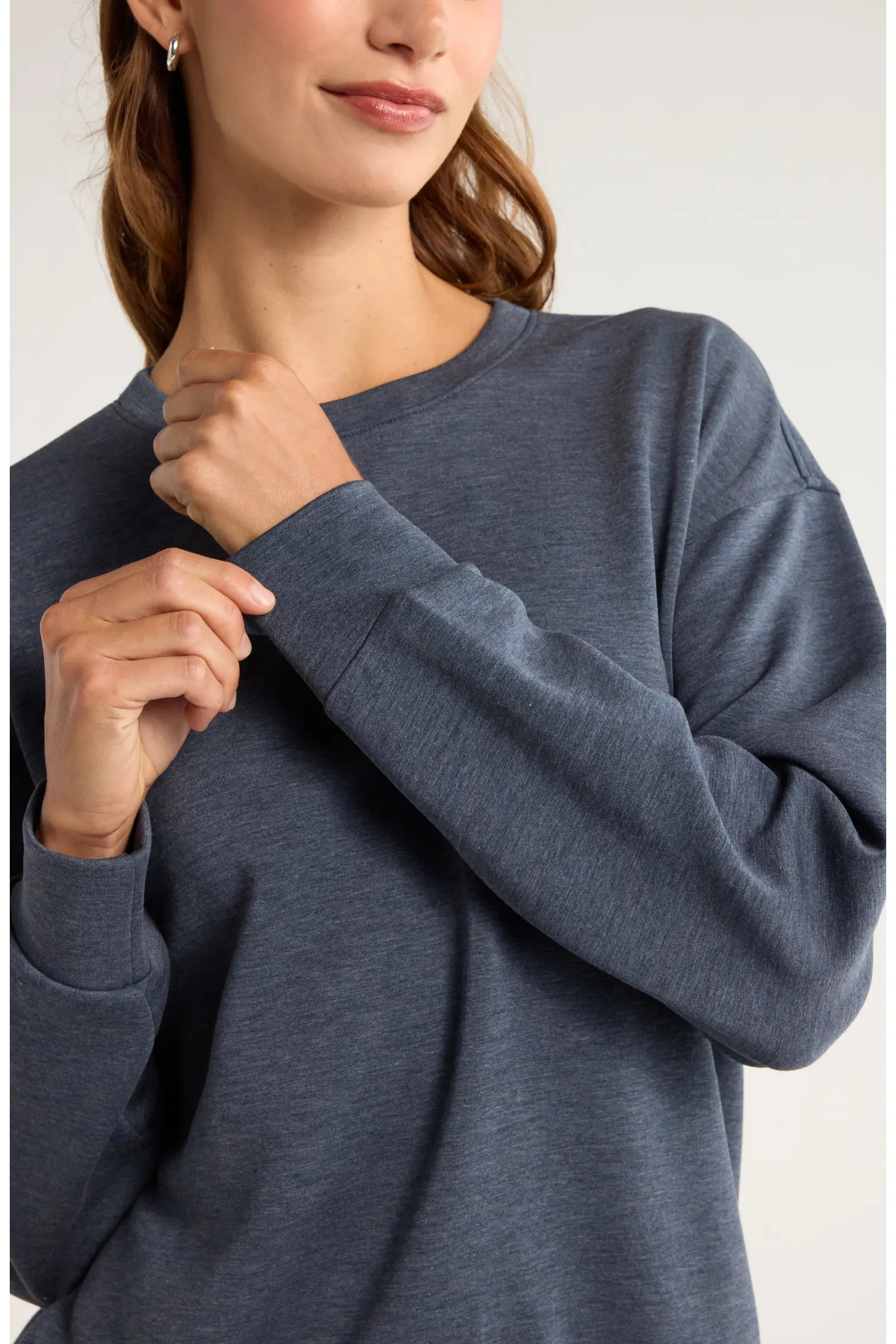 Soft Luxe Boxy Crew Sweatshirt (Women) | Nordstrom | Nordstrom
